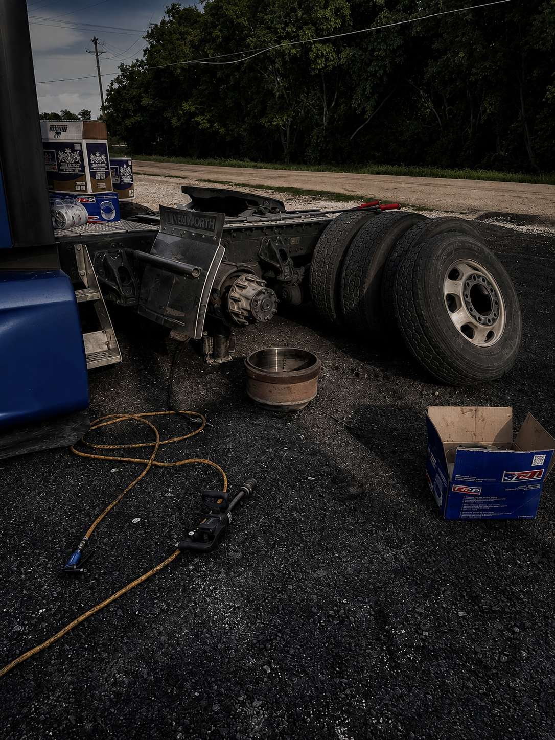 Truck repair photo